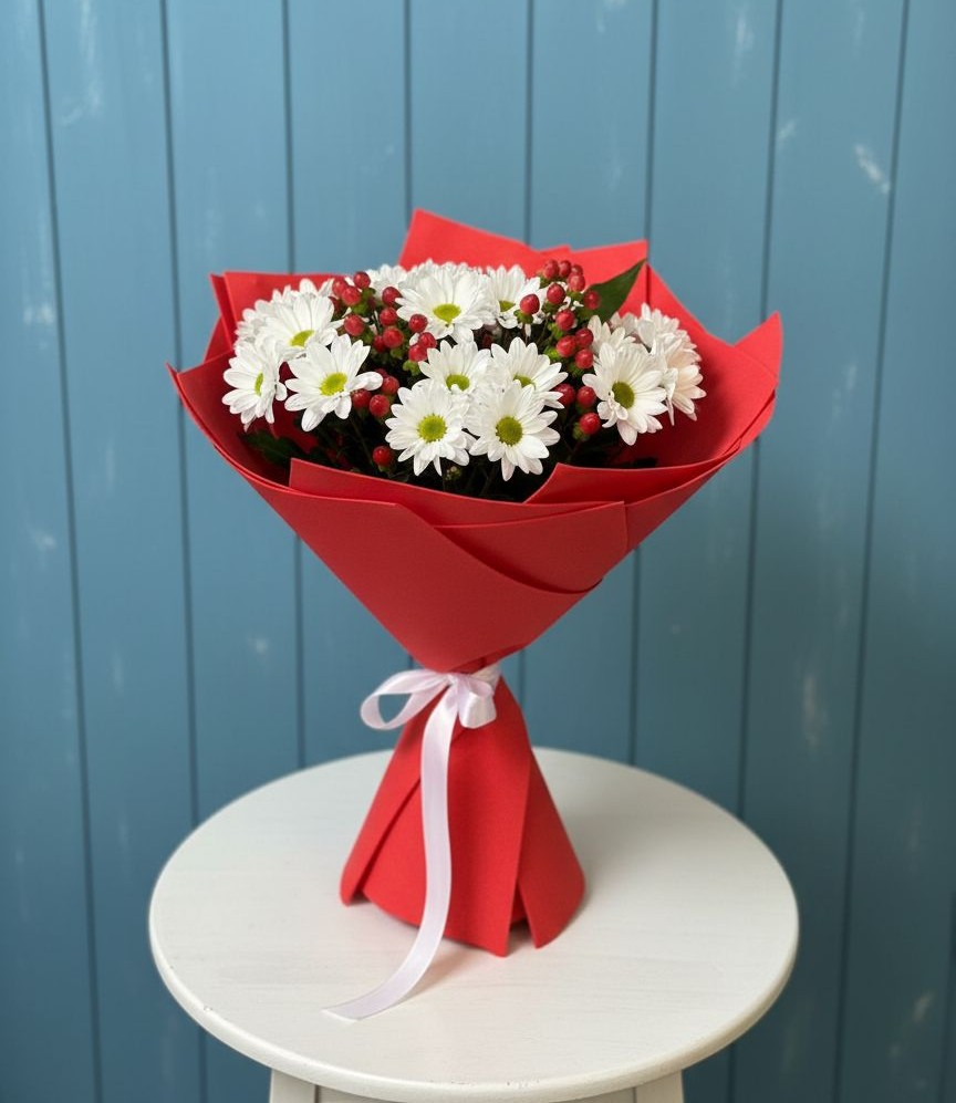 Букет цветов из: Хризантемы в Речицы