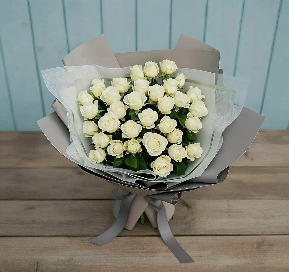 Букет Белоснежная нежность в Речицы