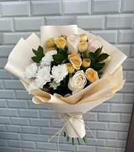 Букет цветов из:  Розы и Хризантемы в Речицы