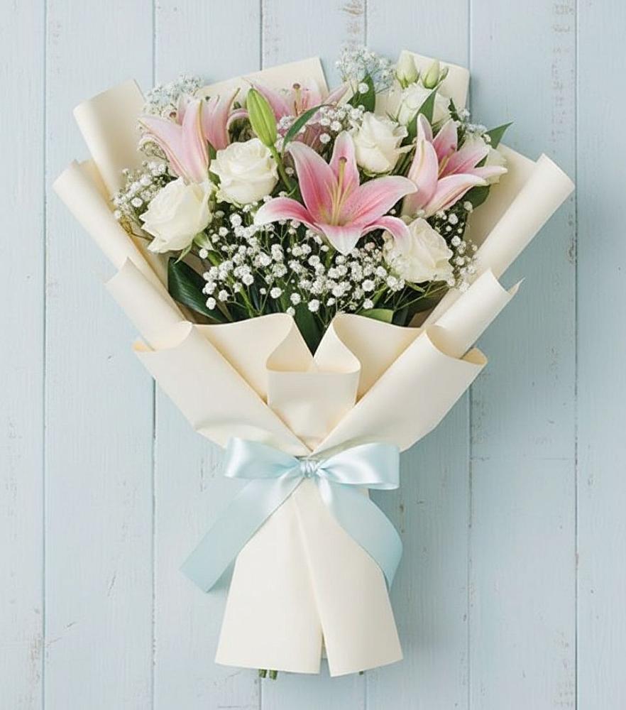 Букет цветов из: Лилии в Речицы