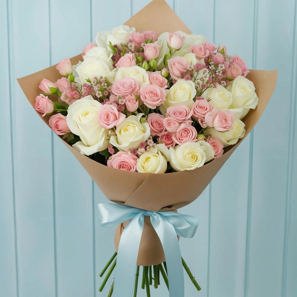 Букет цветов из: Розы в Речицы