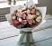 Букет цветов из: Розы, Лизиантусы и Гвоздики в Речицы