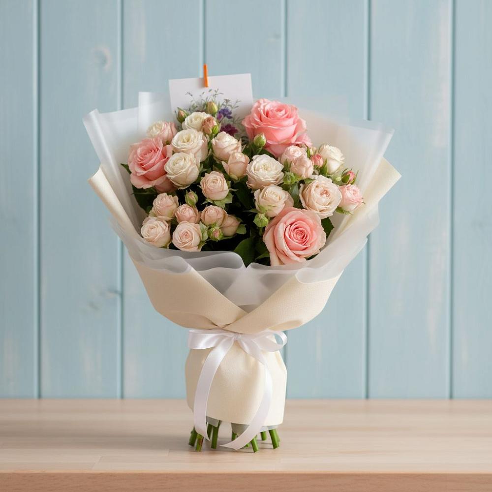 Букет цветов из: Розы в Речицы