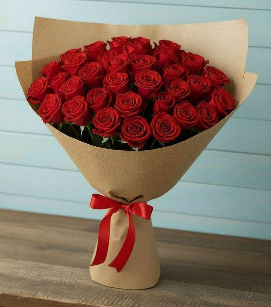 Букет Красные розы Милано в Речицы