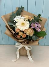 Букет цветов из:  Герберы и Хризантемы в Речицы
