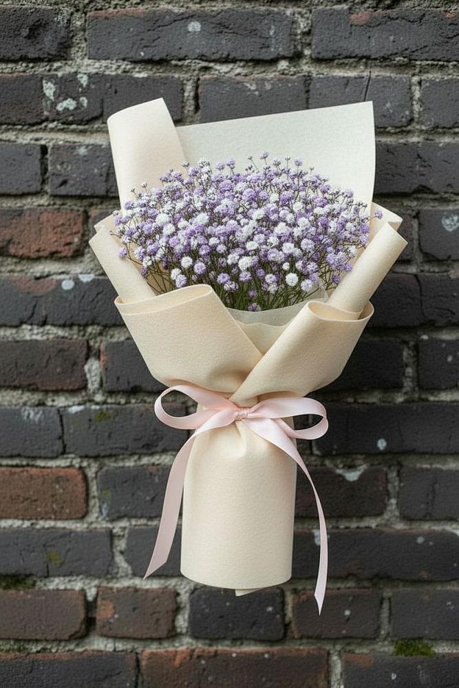 Букет цветов из: Гипсофила в Речицы