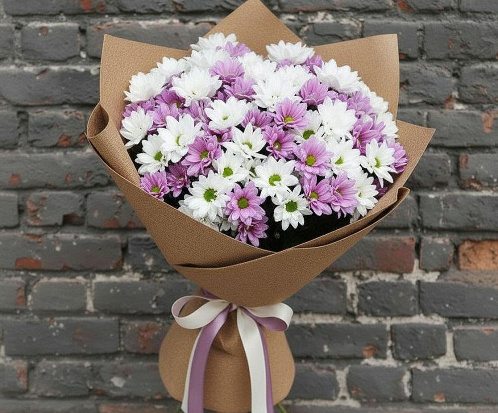 Букет цветов из: Хризантемы в Речицы