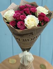 Букет цветов из:  Розы в Речицы