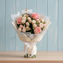 Букет цветов из:  Розы #REPLACE_PRED# Речицы