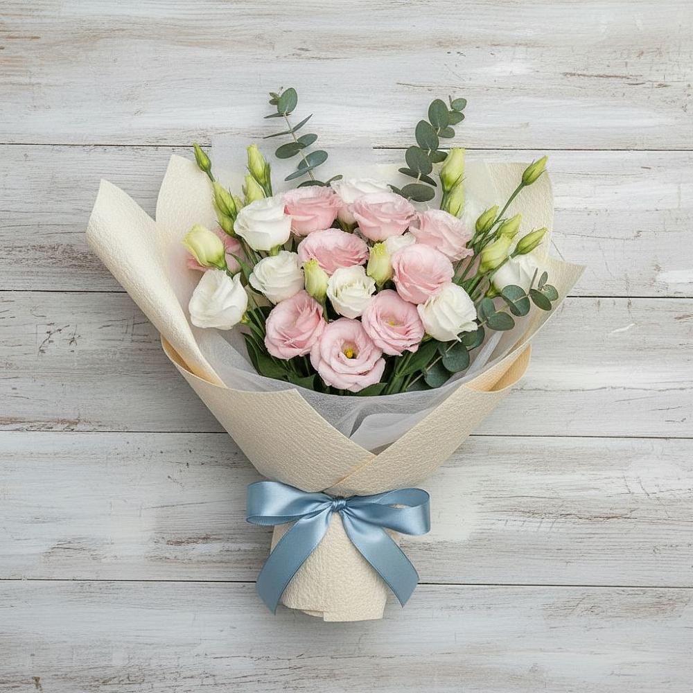 Букет цветов из: Лизиантусы в Речицы